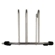 Quasi 二格弧線覘板架 14.3 x 10 x 9cm, 不鏽鋼, 1個