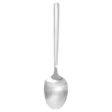 HOLA 和樂家居 伊登不鏽鋼點心匙16cm 16 x 3.4 x 1cm 200g, 六角銀, 1支