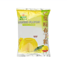 FAIRSEN 惠昇食品 芒果味布丁粉, 清涼消暑聖品, 口感綿滑, 台灣製造, 1kg, 1包