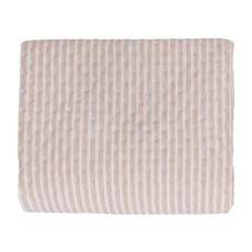 Vanibaby 寶寶彩棉隔尿墊, 白色 + 棕色條紋, 1個