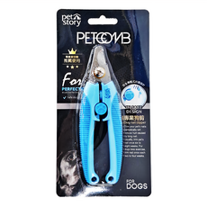 pet story 寵物物語 專業狗剪 132 x 41 x 15mm 51g, 藍色, 1支