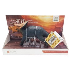 kidmate 孩子王 三角龍 PVC塑膠模型玩具, 1個