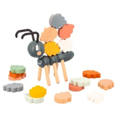 Janod 北歐簡約木玩 螞蟻背樹葉, 平衡遊戲, 培養專注力, 手眼並用, 1個