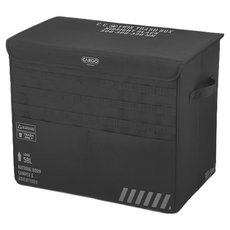 CARGO container 工業風磁吸式掀蓋垃圾桶 500 x 390 x 300mm 58L, 黑色, 1個