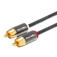 POLYWELL 寶利威爾 雙RCA紅白音源線, PW15-W52-B083, 1條