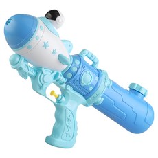 太空人造型按壓中型水槍 5181 35cm, 藍色, 1支