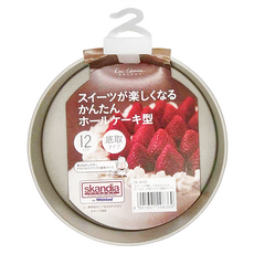 KAI 貝印 House 底盤可脫式蛋糕模, 多款尺寸, 不沾材質易清潔, 12 x 12 x 5cm, 1個