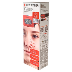 LEDLENSER 萊德雷神 HF4R Core 充電式頭燈, 7年保固, IP68防水防塵, 紅色, 1個
