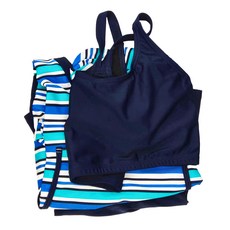 Summer love 夏之戀 大女條紋二件式泳衣, 3L, S23708