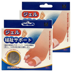 expertgel 樂捷 凝膠槌狀趾支撐 4個 M(3.2 x 0.9cm) 舒適支撐減輕摩擦, 2盒