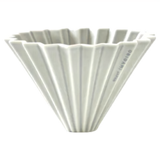 ORIGAMI Coffee 陶瓷濾杯，耐熱120度，可用洗碗機/微波爐/烤箱, 霧灰色, 1個