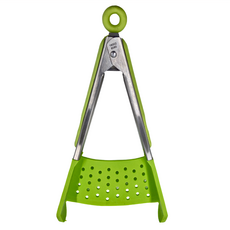 CLEVER TONGS 多功能矽膠鍋鏟夾 大小各一, 1組