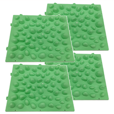 GIMI 吉米 花紋按摩板 35x30x3.5cm 4入, 1組, 顏色隨機