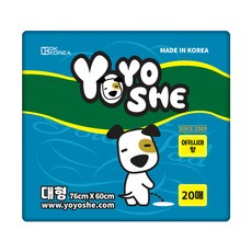 YOYOSHE 天空金寵物尿布墊 合歡香, 20片, 1組