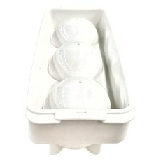 bargogo 冰塊盒 圓形3入, 塑料材質, 台灣監製, 24 x 8.4 x 6.5cm, POOB-14, 1個