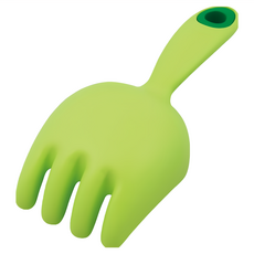 Toyroyal 樂雅 Mini Flex系列沙耙 - 軟質材質 夏日沙灘玩具, 蘋果綠, 1入