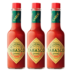 TABASCO 香蒜辣椒汁, 亞洲食物專用, 大蒜香氣豐富, 辣度適中, 60ml, 3瓶