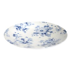 日本製 美濃燒 24.5淺皿, 花滿開, 1個