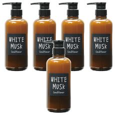 John's Blend 香氛潤髮乳 白麝香 Moist type 無添加人工色素 無礦物油, 460g, 5件