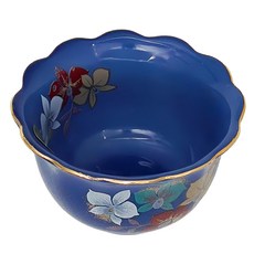 小缽-日本制 8.5cm 120mL陶瓷碗, 繪金桔梗, 1個