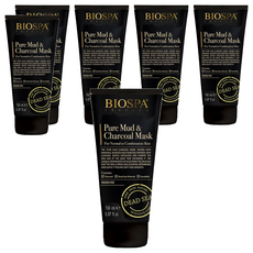 Sea of Spa 純泥炭面膜，適用於中性與混合性皮膚，深層清潔, 1條, 6條