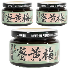 高仰三 有機蜜黃梅, 嚴選高山老梅樹種，粒粒手採，蜜釀醇製，滴水不沾，保留原汁原味, 200g, 3罐