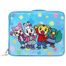 巧虎 小 藍色 可愛卡通圖案 兒童收納整理袋, 1個