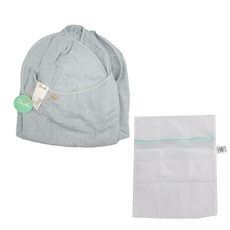 Swado 全階段可調整靜音好眠包巾 竹纖維棉款 Set, 0-3個月, 顏色：寧靜藍