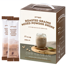 gomgom 麵茶粉 烘焙穀物混合粉末飲料, 24g, 50入, 1盒