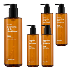 Hanskin AHA 去黑頭深層清潔卸妝油 - 300ml, 5瓶