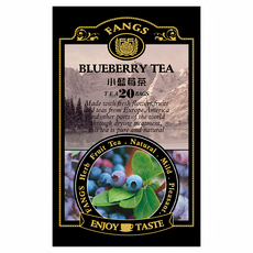 FANGS 方氏 小藍莓茶, 斯里蘭卡紅茶, 天然花果茶, 耐熱棉質茶包, 2g, 20包, 1盒