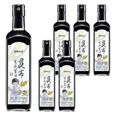 JOYSPRING 喜樂之泉 有機昆布醬油, 天然純釀造, 慈心有機驗證, 500g, 6瓶
