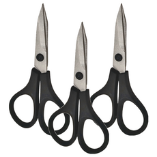 KRONEN 高質感尖剪刀，ABS樹脂，440不鏽鋼材，全長95mm，刀長35mm, M1114, 3支