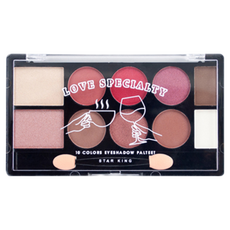 STAR KING 星之冠 愛情特調10色眼影盤, 02 紅酒迷情, 1個