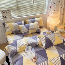 夢之語 防靜電法蘭絨4件組 床包 + 兩用被套(毯) + 枕套2件