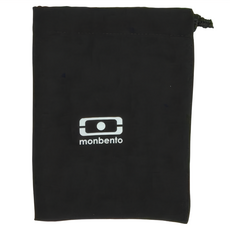 Monbento 便當束口袋，100% 聚酯纖維, 19 x 18 x 10cm, 黑色, 1個