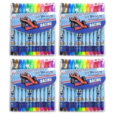 YOUNG ART 12色簽字筆 兒童繪畫專用 色彩鮮明 書寫流暢 激發創意, 多色, 4組