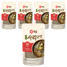 CJ 白雪韓式冬粉 - Q彈滑順 適用於各式湯品、鍋物, 80g, 5包