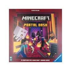 Ravensburger 維寶 Minecraft Portal Dash 桌遊, 1-4人, 10歲以上, 60分鐘, 當個創世神：衝出地獄門, 1盒