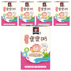 QUAKER 桂格 無添加寶寶粥 5個月以上 4入, 豬肉鮮蔬, 600g, 5盒