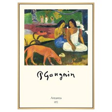 菠蘿選畫所 保羅・高更 歡樂 AVAR4641D, 木色