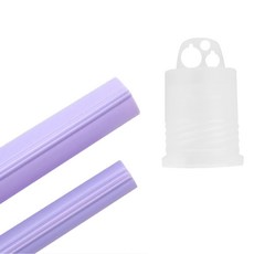 A Plastic Project Violet 2175 吸吸管套裝, 粗細吸管, 台灣製造, 食品級PP/BPA FREE, 1組