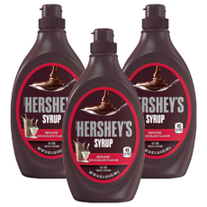 HERSHEY'S 好時可可風味糖漿 無麩質, 680g, 3瓶