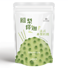 台東縣農會 法式水果軟糖 鳳梨釋迦口味 台東在地特產 口感Q彈 獨立包裝, 100g, 1包