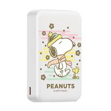 MING JENN 明震 PEANUTS 史努比 三合一無線充行動電源 10000mAh, PSN-156, 彩虹蛇