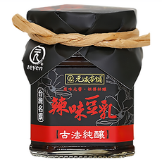 元歲本舖 辣味豆乳, 古法純釀，豆香撲鼻，香辣豆瓣醬，素食可食, 220g, 1罐