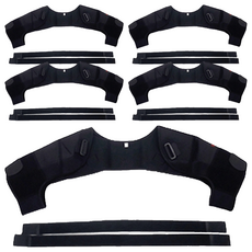 AOLIKES 奧力克斯 1695 雙肩綁帶加壓護肩, 黑色 S/M/L 尺碼可選, 5件