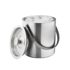 taylor's eye witness Taproom不鏽鋼雙層冰桶 附蓋 髮絲銀, 1個, 3.8L