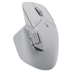 RAPOO 雷柏 人體工學多模無線靜音滑鼠, MT760, 雲母灰