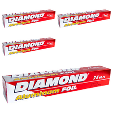 鑽石牌 Diamond 鋁箔紙 Aluminum Foil, 22.8m, 4個